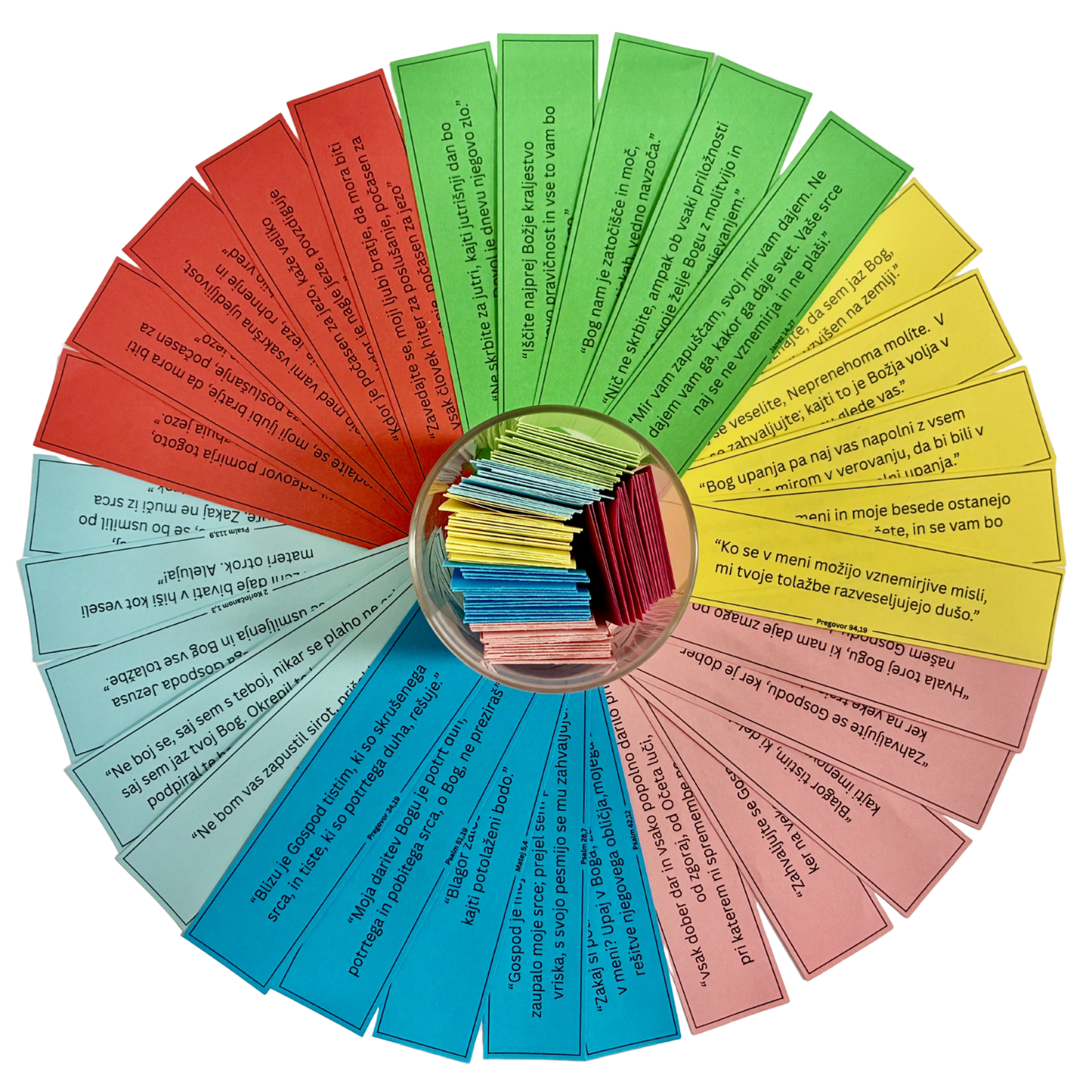 90-dnevni kozarec s svetopisemski verzi