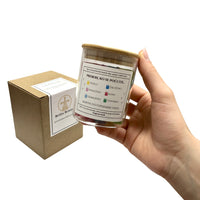 Ročno izdelan 90-dnevni kozarec z verzi